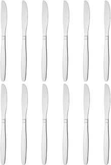 12 Stück Menümesser Tafelmesser aus Edelstahl