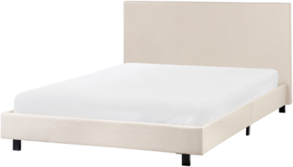 Wasserbett Stoff ALBI 140 x 200 cm Beige