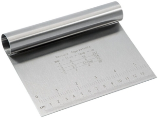 Edelstahl-Teigschaber 15 cm – Präzises Schneiden & Portionieren