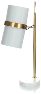 Tischlampe Novum 210 Weiß / Gold