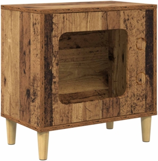 vidaXL Katzenhaus Altholz 51 x 30 x 52 cm Holzwerkstoff 8000660