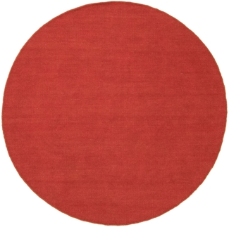 Morgenland Kelim Teppich - Trendy - Fancy - 150 x 150 - Dunkelrot