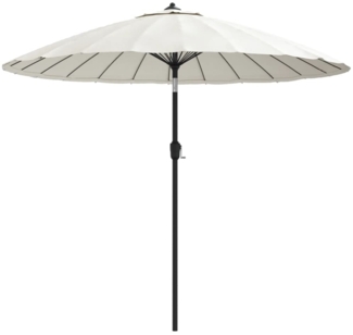 vidaXL Sonnenschirm mit Aluminium-Mast 270 cm Sandweiß 47305