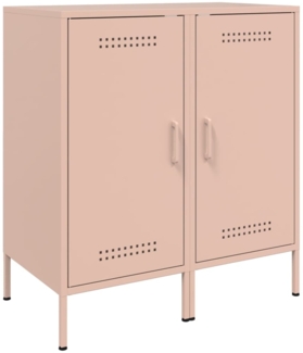 vidaXL Sideboards 2 Stk. Rosa 36x39x79 cm Stahl 843015