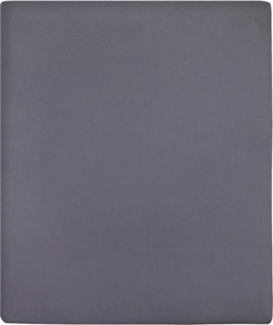 vidaXL Spannbettlaken 2 Stk. Jersey Anthrazit 180x200 cm Baumwolle 136199