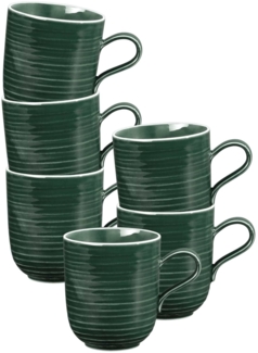 Seltmann Weiden Terra Kaffeebecher 400 ml moosgrün 6er Set - DS