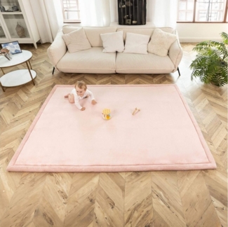 Hakuna Matte Kinderteppich mit Memory-Schaum, dicke & weiche Spielmatte 2,5 cm, Krabbelmatte, Höhe: 25 mm, Extra weich, Roll-_oder_faltbar, Hypoallergen, Schaumstoff