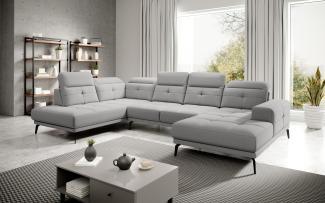 Wohnideebilder Bretan Grau Ecksofas & Eckcouches CO-BRE-LT-04GO