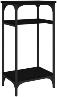 vidaXL Beistelltisch Schwarz 40x30x75 cm Holzwerkstoff 825797