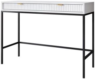 Schreibtisch Nova Konsolentisch 104x50cm weiß MDF