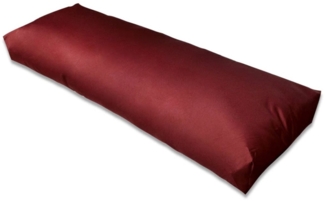 vidaXL Gepolstertes Rückenkissen Weinrot 120 x 40 x 10 cm 41514