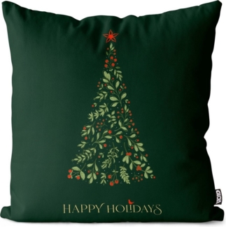 VOID Kissenbezug, (1 Stück), Feiertage Tannenbaum Fest Weihnachten Geschenke Adventskalender Chris