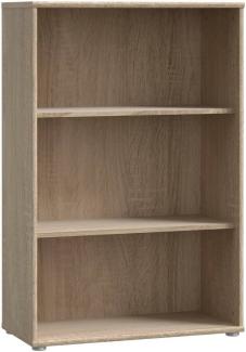 FORTE Tempra2 Regal, Holzwerkstoff, Beige, 54 x 85,5 x 34,8 cm