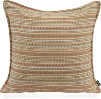 H.O.C.K. Dekokissen Amara, Outdoorkissen inkl. Füllung, 50x50cm, Dekokissen, Streifen, aqua green