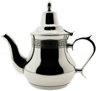 Edelstahl 1,5L Teekanne Induktionsherd Kaffeekanne mit hitzebeständigem Griff Küche/Cafeteria/Hotel/Restaurant