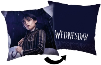 Wednesday Dekokissen Kopfkissen (1 Stück) Premium Dekokissen mit beidseitigem Digitaldruck