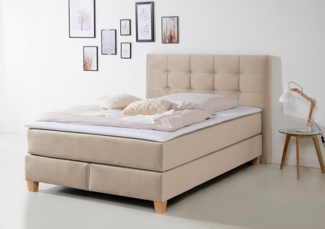 Home affaire Boxspringbett Moulay, inkl. Topper, in 3 Härtegraden, TFK auch in Härtegrad 4