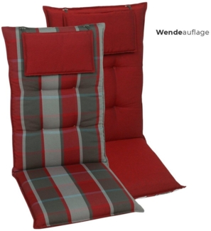 GO-DE Hochlehnerauflage TOPSELLER!, (Set, 2 St, Auflage für Hochlehner, OTTOs Choice), 50 x 7 x 120 cm