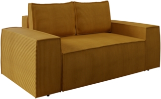Schlafsofa Magerio Small Cord (Farbe: Poso 01, 140 x 200)