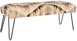 DKD Home Decor Bank, Schwarz/Weiß, Estándar