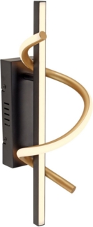 JUST LIGHT Wandleuchte EMANDA, Dimmfunktion, LED fest integriert, Warmweiß, LED, dimmbar, Switchmo