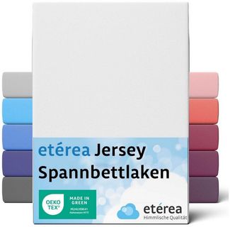 etérea Himmlische Qualität Spannbettlaken etérea Comfort Jersey Topper Spannbettlaken, Jersey, Gummizug: rundum, (1 Stück)