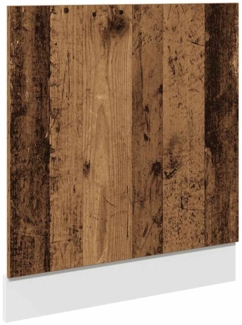 vidaXL Geschirrspülerblende Altholz-Optik 60x1,5x67 cm Holzwerkstoff 856134