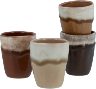 Squeezy Mocha Mousse, Espressobecher 4-tlg (mo)