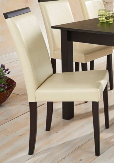 Home affaire Esszimmerstuhl Genova (Set, 2 St), aus schönem Kunstleder, in verschiedenen Farben, Sitzhöhe 46 cm