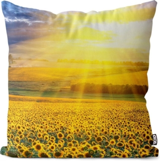 VOID Kissenbezug, (1 Stück), Sonnenblumen Landschaft Blumen Sonnenblumen Landschaft Blumen van gog