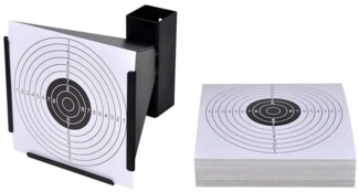 vidaXL Kugelfang 14 cm + 100 Zielscheiben aus Papier Trichter 90829