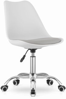 Valora VIRO Drehstuhl Weiß und Grau - Ergonomisches Bürodesign