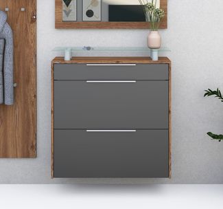 borchardt Möbel Schuhschrank Oliva Breite 89 cm, hängend, mit 2 Doppeltrommel und 1 Schubkasten