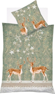 fleuresse Bettwäsche Aspen 4114, Feinbiber, 2 teilig, Feinbiber, Baumwolle, in Gr. 135x200, 155x220, 200x200 cm