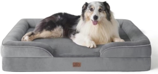 Orthopädisches Hundebett Ergonomisches Hundesofa 106x80 cm Hundecouch waschbar