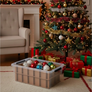 astor24 Aufbewahrungsbox Aufbewahrungsbox mit Deckel 4er Set Kunststoffbox Stapelbox Lagerbox (Spielzeugbox, 2 St, Lagerbox), Regalbox Kiste