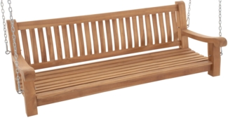 CLP Schaukelbank Joyce Teakholz wetterfest,teak 180 cm