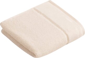 Vossen Gästehandtücher Pure, Frottier (3-St), im Set, Baumwolle & VEGAN, mit eleganter Veloursbordüre
