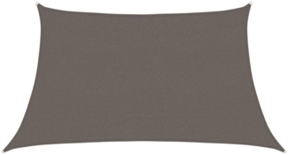 vidaXL Sonnensegel 160 g/m² Anthrazit 3/4x2 m HDPE 311103