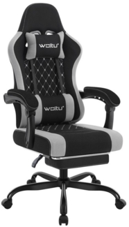 Woltu Gaming-Stuhl (1 St), mit Massagefunktion, ergonomisch, 150 kg, Netzstoff