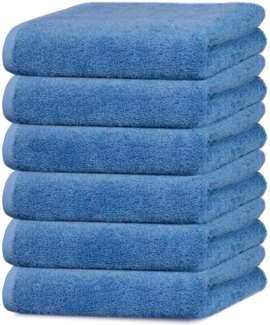 ZOLLNER Handtücher, Walkfrottier (6-St), 50x100 cm, 100% Baumwolle, vom Hotelwäschespezialisten, bis 95 °C