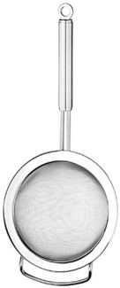 OSTWOLKE Küchensieb Haushaltssieb Passiersieb Feinmaschig Abtropfsieb mit Aufhängeöse, Edelstahl