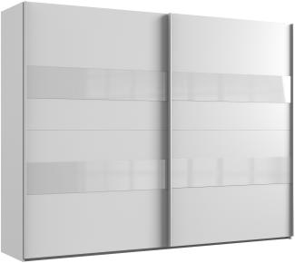 Kleiderschrank >Altona2< (B/H/T: 270x210x65 cm) in Weiß - 270x210x65cm (BxHxT)