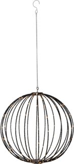 3D-Kugel "Mounty" schwarz, Ø50cm, 198 LEDs, 230V