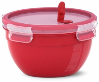 EMSA Clip&Micro Mikrowellendose 1,1 L rund Vorratsdosen