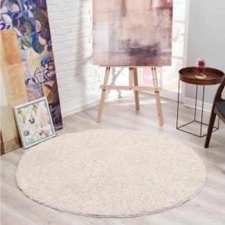 Sanat Hochflor-Teppich LOCA, rund, Höhe: 30 mm, Wohnzimmer, Langflor, Shaggy, Schlafzimmer