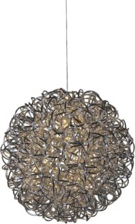 AM Design LED Dekolicht, LED fest integriert, Warmweiß, in Kugelform, Geflecht, Weihnachtsdeko aussen