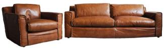 Clubsofa Redhill 3-Sitzer Columbia-Brown