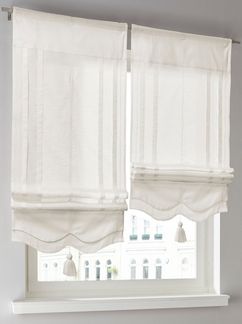 Rollo Raffrollo, heine, blickdicht, Stangendurchzug