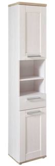 Hochschrank Romy / Romance, Holzwerkstoff, Holzfarben, 39 x 190 x 33 cm